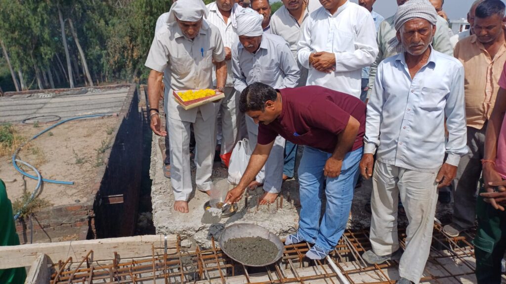 बडियाल काजिया गांव में कबीर मंदिर निर्माण के लिए उद्घाटन समारोह